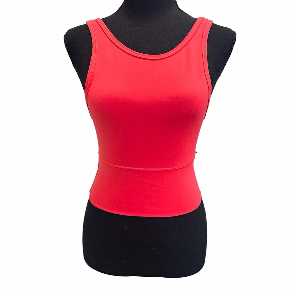 Lululemon Power Pivot Tank Top Carnation Red size 4